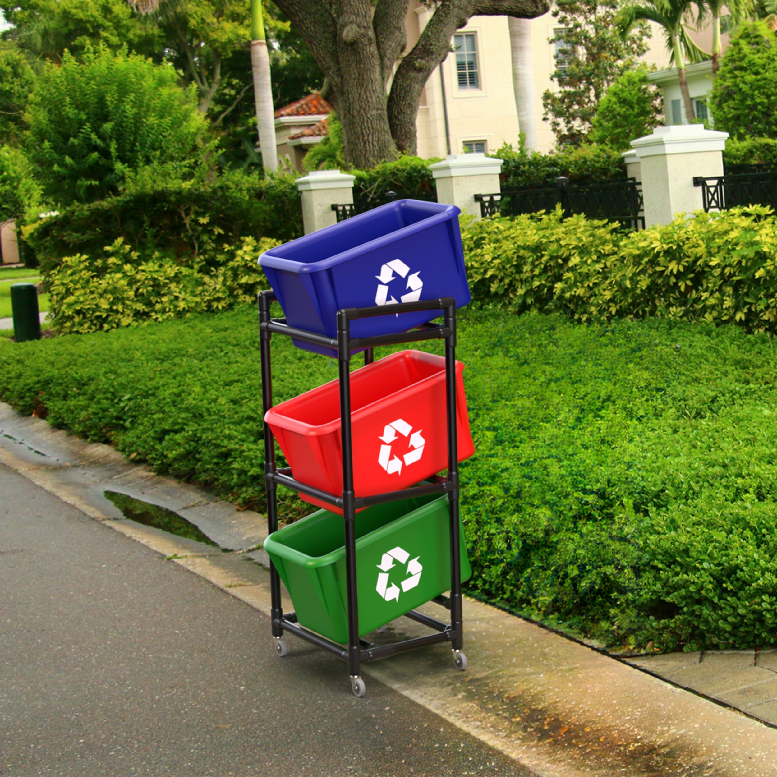 Build a PVC Recycling Cart