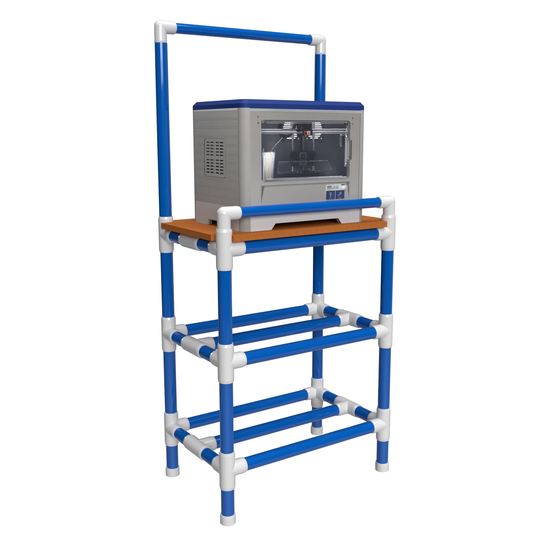 PVC 3-D Printer Stand PVC Plan - Hobby - FORMUFIT