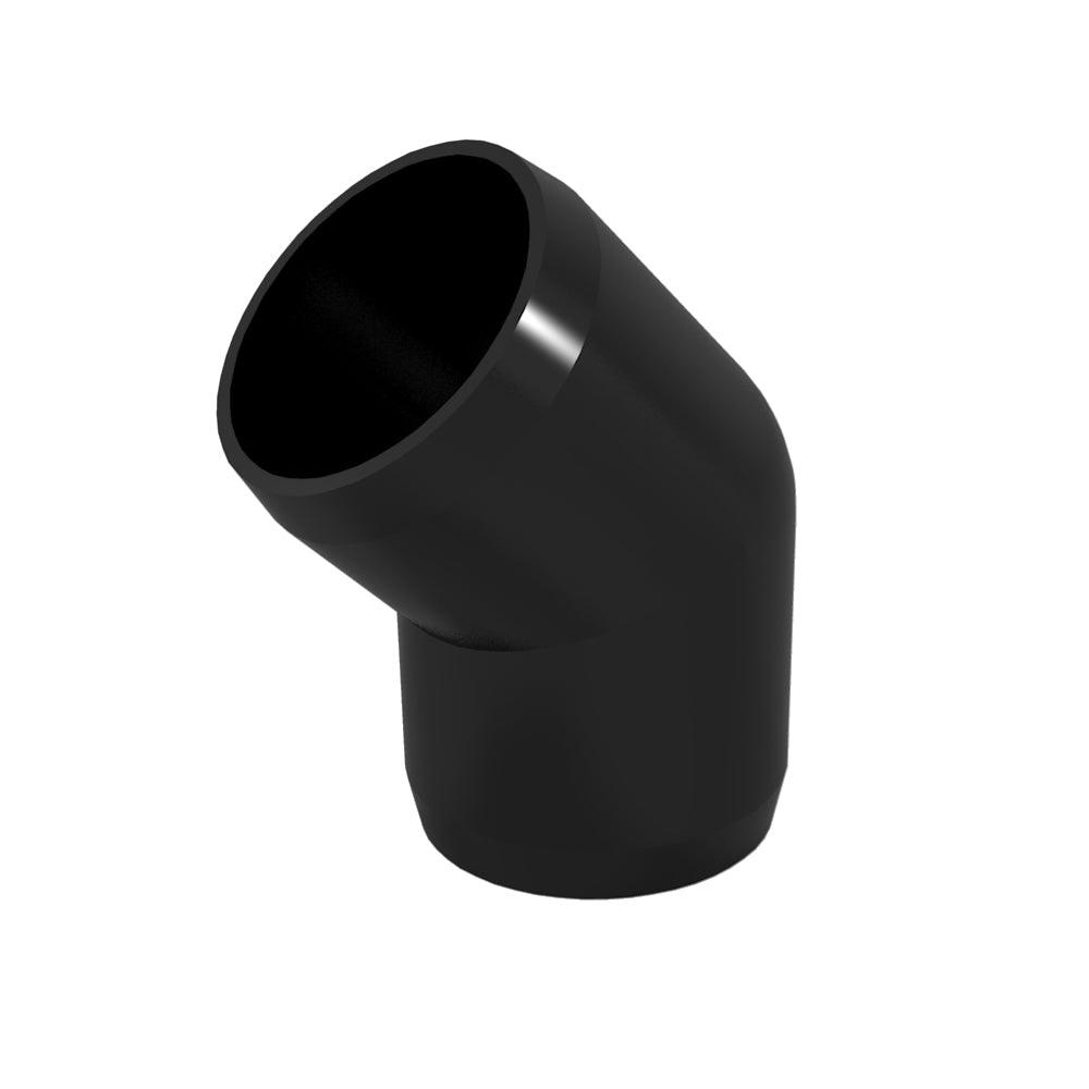 Closeout - 45 Deg. Elbow S D - 2" 45 Deg - Black - FORMUFIT