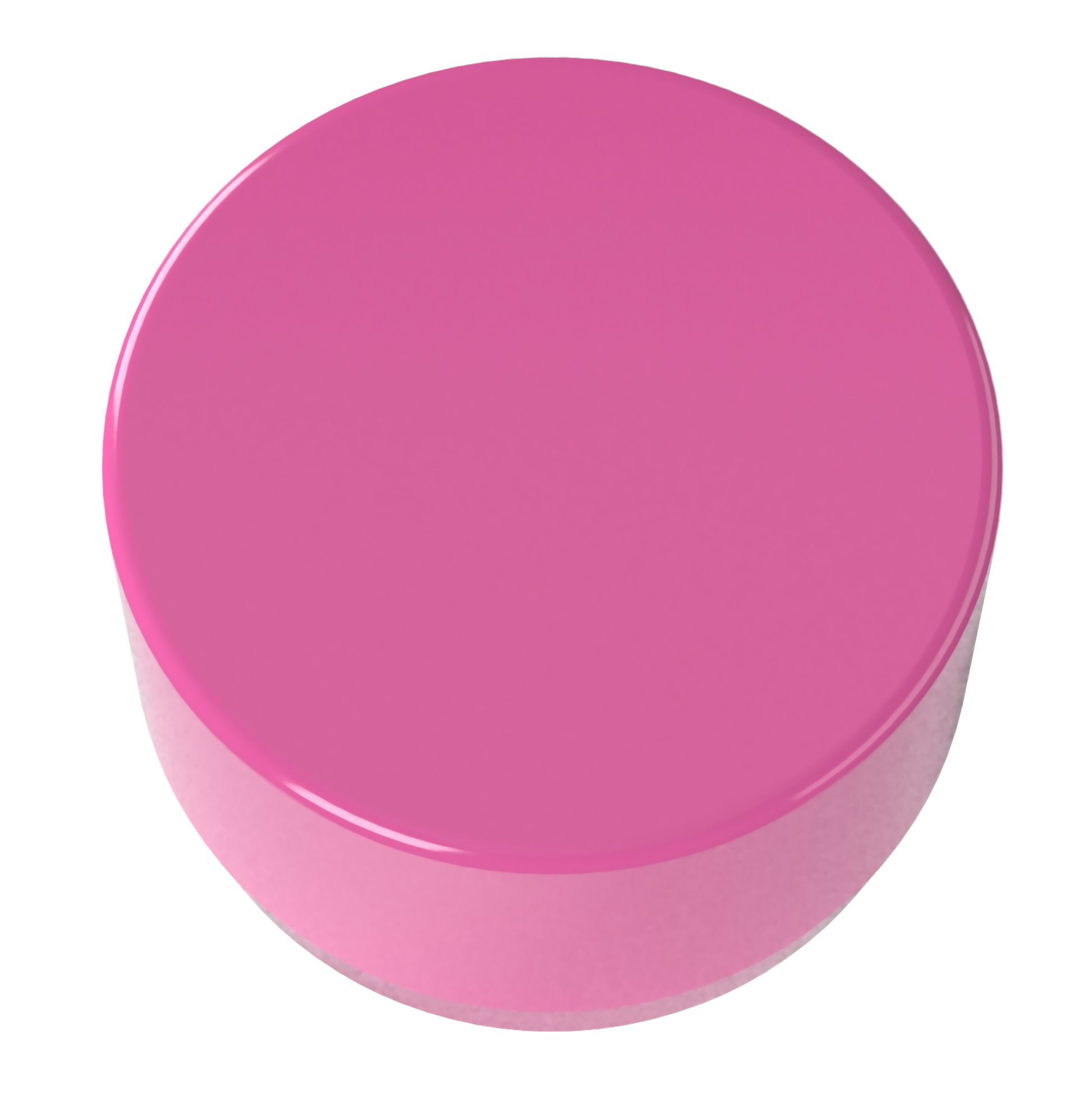 2 in. External Flat PVC End Cap, Furniture Grade - Pink External Cap - FORMUFIT