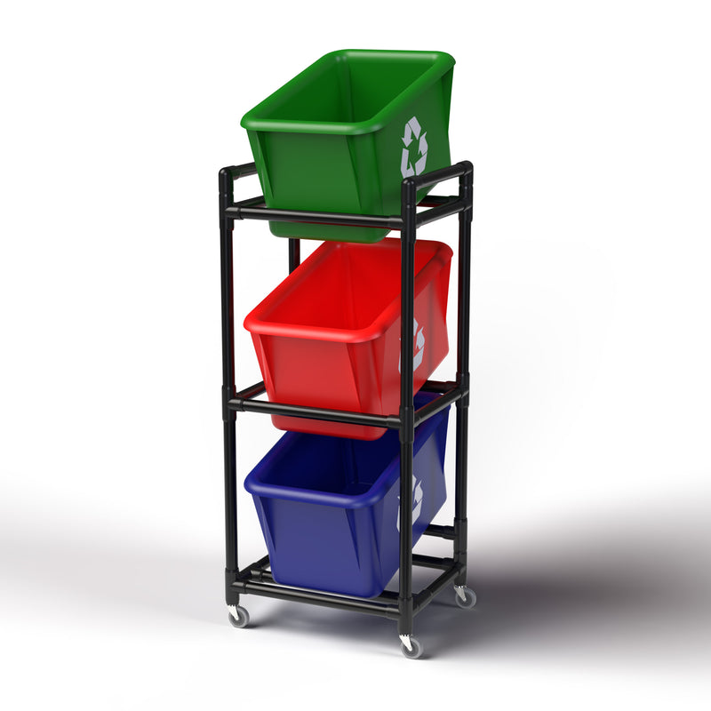 Load image into Gallery viewer, PVC Recycle Cart Plan
