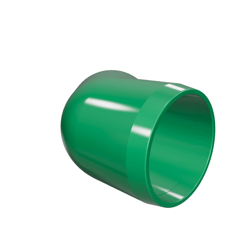 Load 3D model into Gallery viewer, 1 in. 45 Degree PVC Elbow Fitting, Furniture Grade - Green

