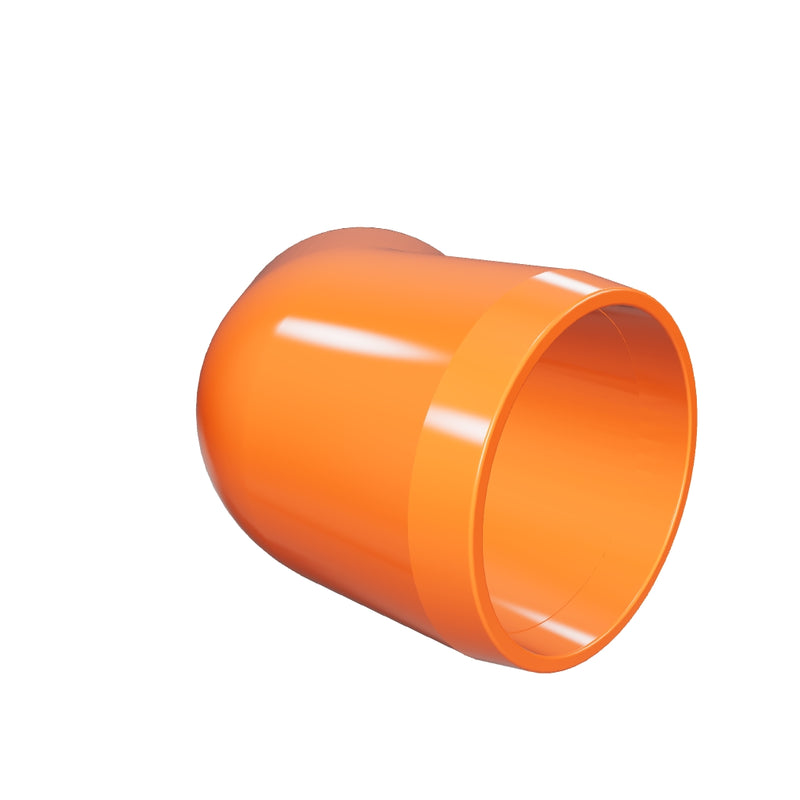 Load 3D model into Gallery viewer, 1 in. 45 Degree PVC Elbow Fitting, Furniture Grade - Orange
