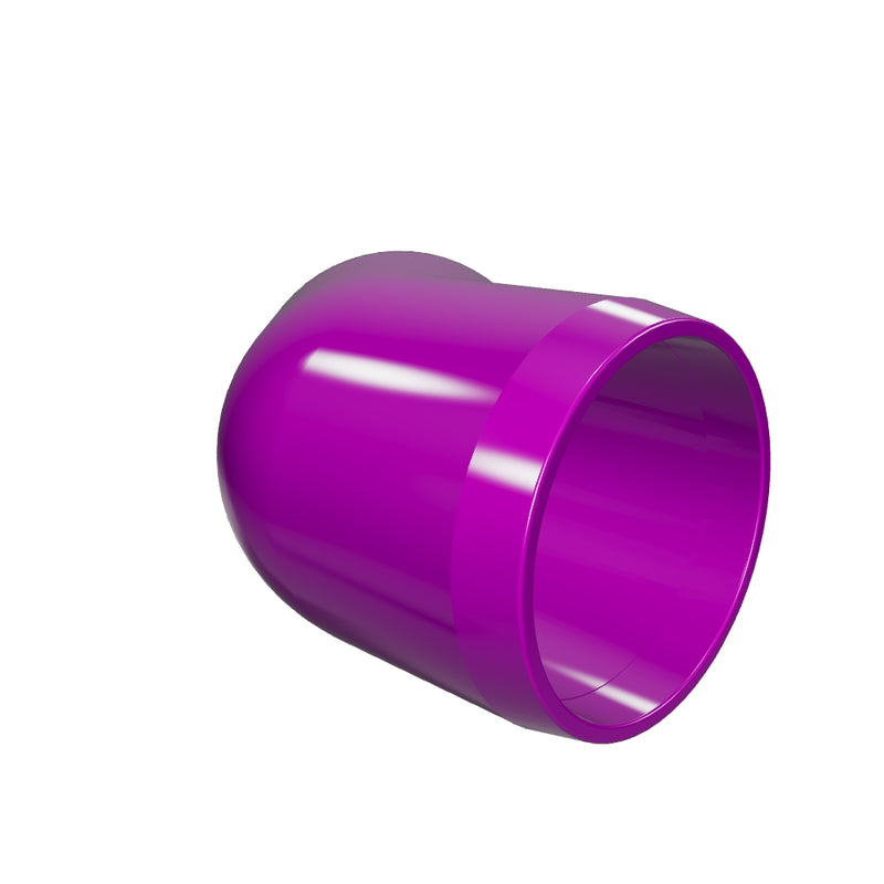 Load 3D model into Gallery viewer, 1 in. 45 Degree PVC Elbow Fitting, Furniture Grade - Purple
