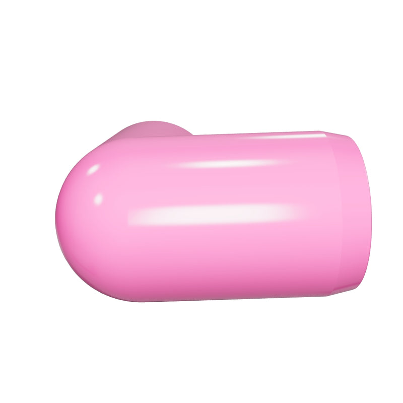 Load 3D model into Gallery viewer, 1 in. 90 Degree PVC Elbow Fitting, Furniture Grade  - Pink
