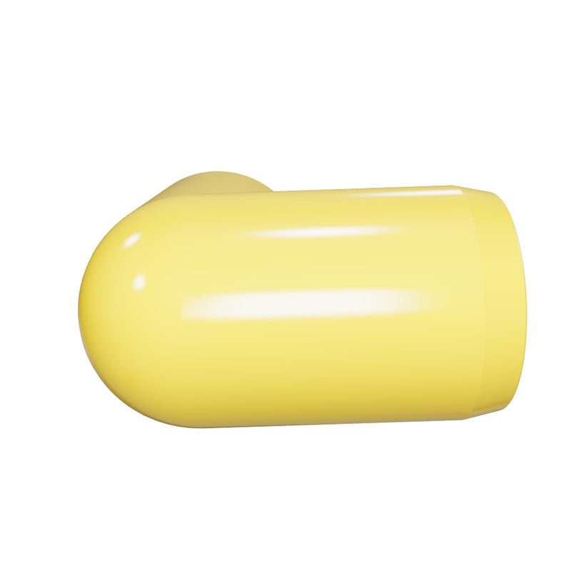 Load 3D model into Gallery viewer, 1 in. 90 Degree PVC Elbow Fitting, Furniture Grade  - Yellow
