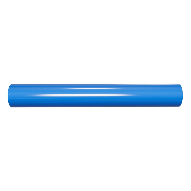 Load 3D model into Gallery viewer, 1 in. PVC Pipe - Sch 40, Furniture Grade  - Blue
