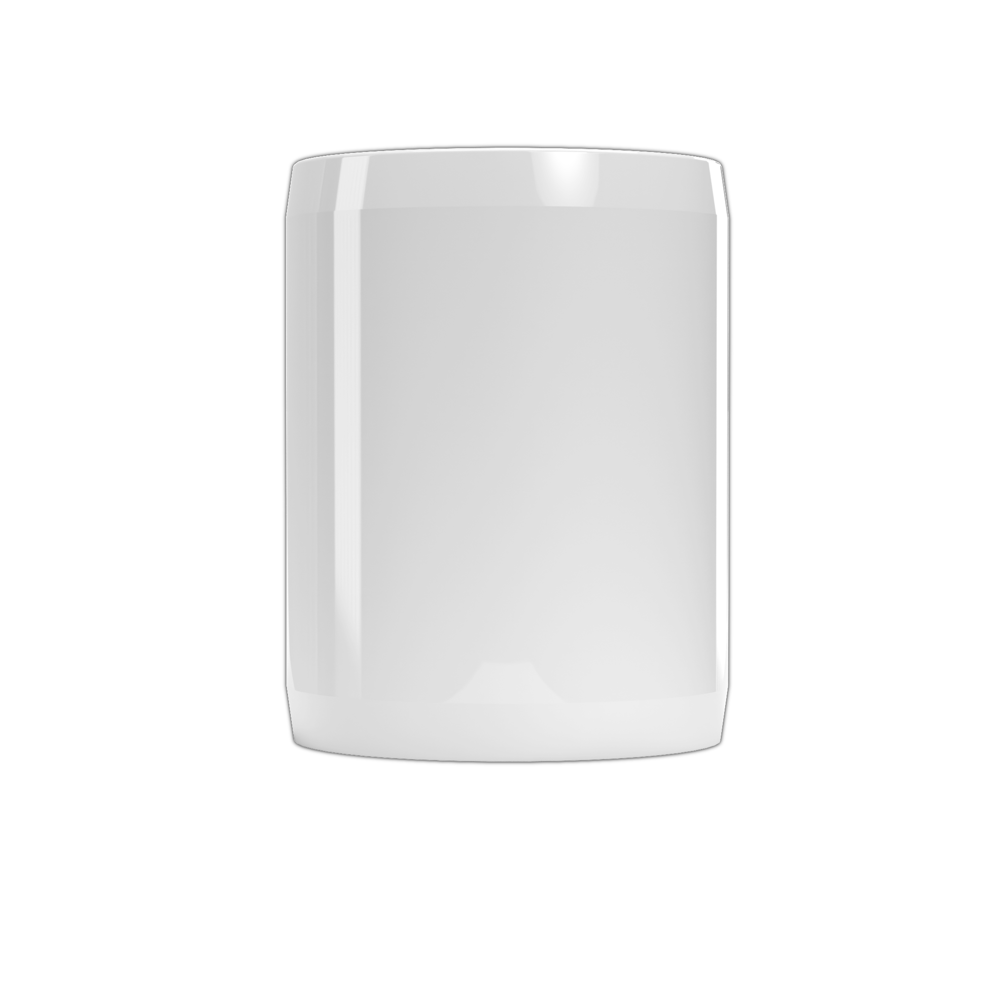 2 in. External PVC Coupler, Furniture Grade - White External Coupling - FORMUFIT