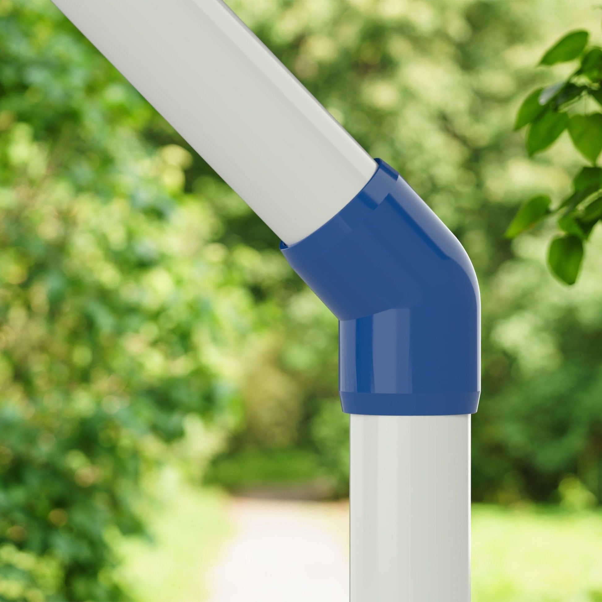 1 in. 45 Degree PVC Elbow Fitting, Furniture Grade - Blue 45 Elbow - FORMUFIT