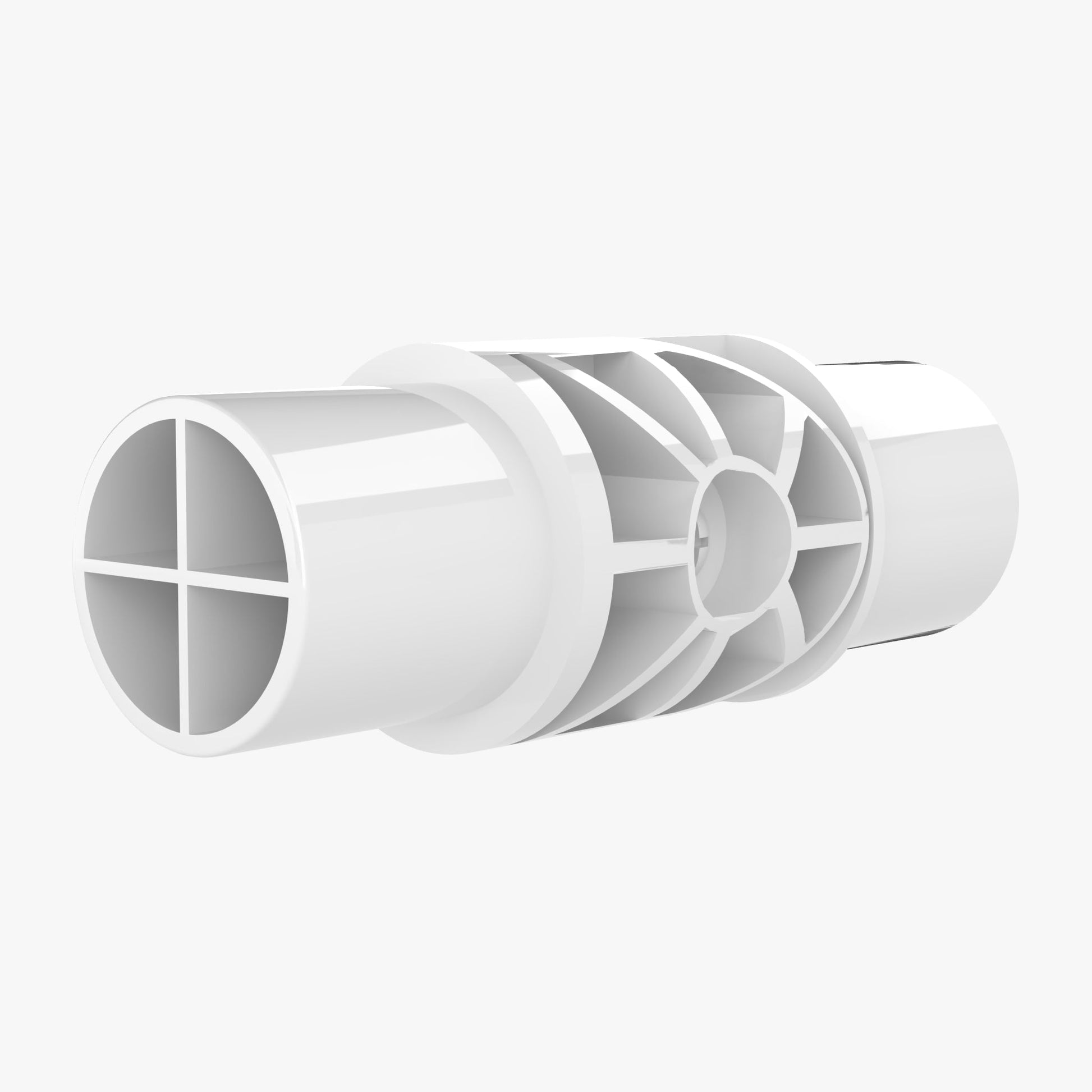 1-1/4" Internal 2-Way Adjustable PVC Elbow Adjustable Fitting - FORMUFIT