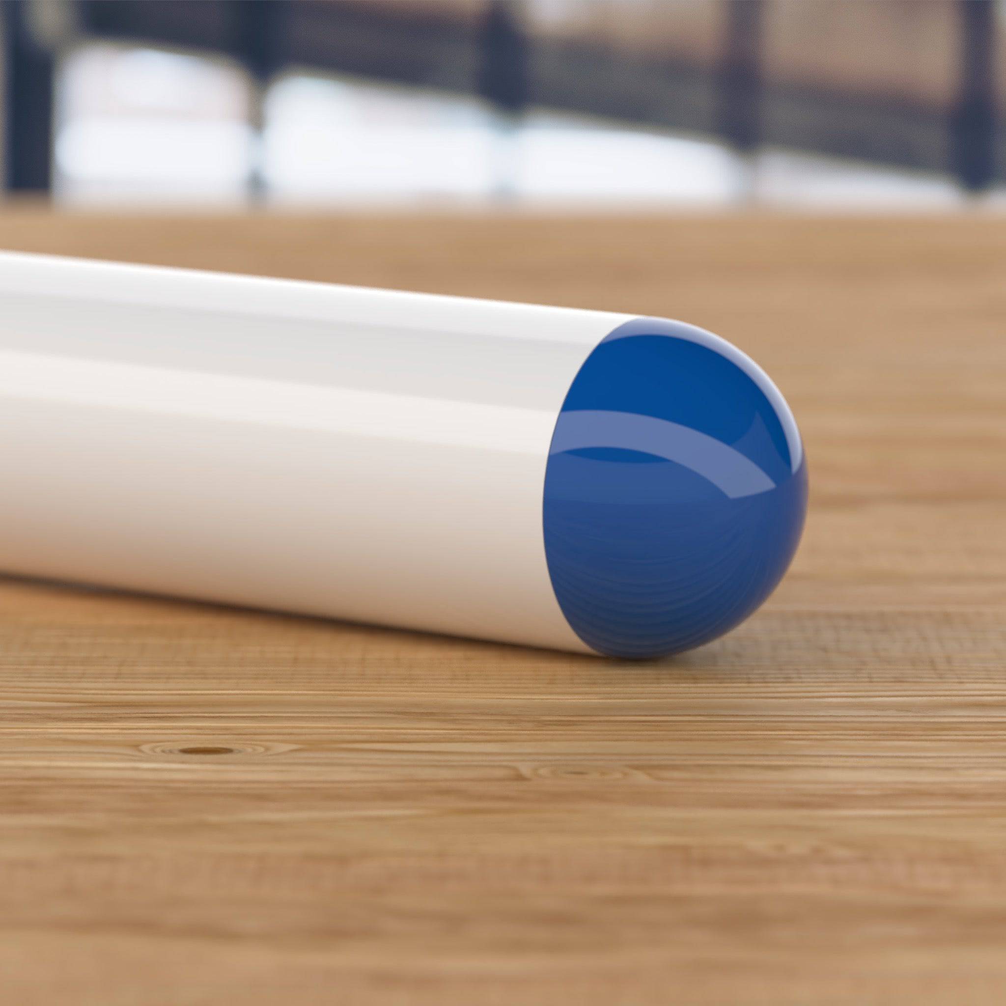 1-1/4 in. Internal Ball PVC Cap, Furniture Grade - Blue Ball End Cap - FORMUFIT