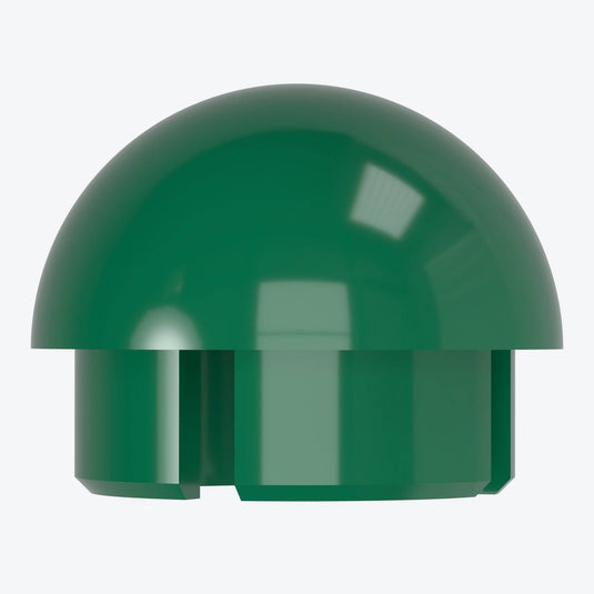 1-1/4 in. Internal Ball Cap - Furniture Grade PVC - Green - FORMUFIT
