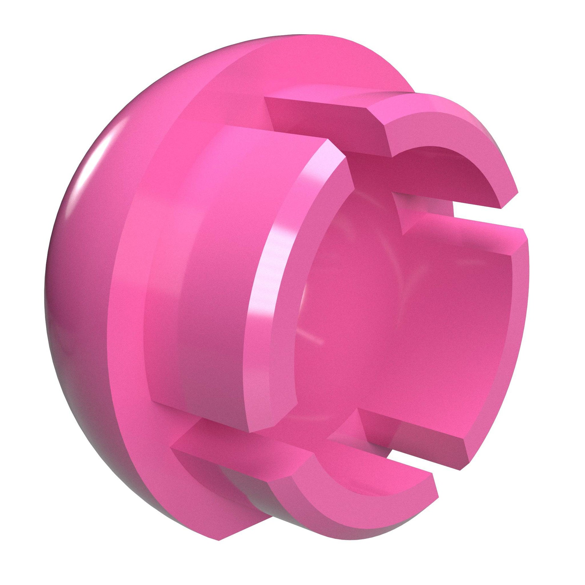 1-1/4 in. Internal Ball PVC Cap, Furniture Grade - Pink Ball End Cap - FORMUFIT