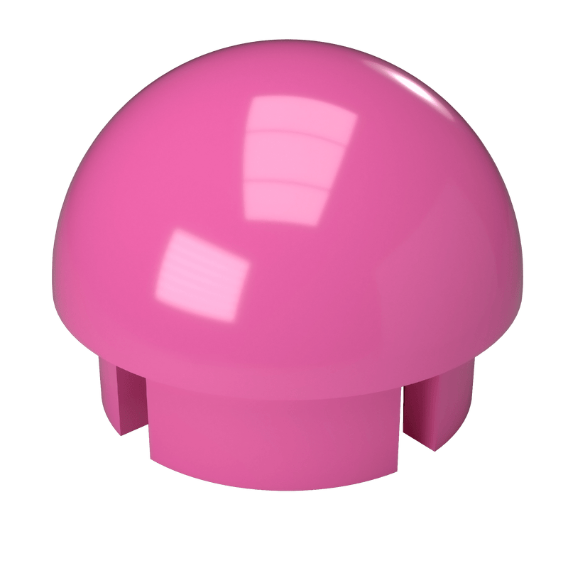 Load image into Gallery viewer, 1-1/4 in. Internal Ball Cap - Furniture Grade PVC - Pink - FORMUFIT
