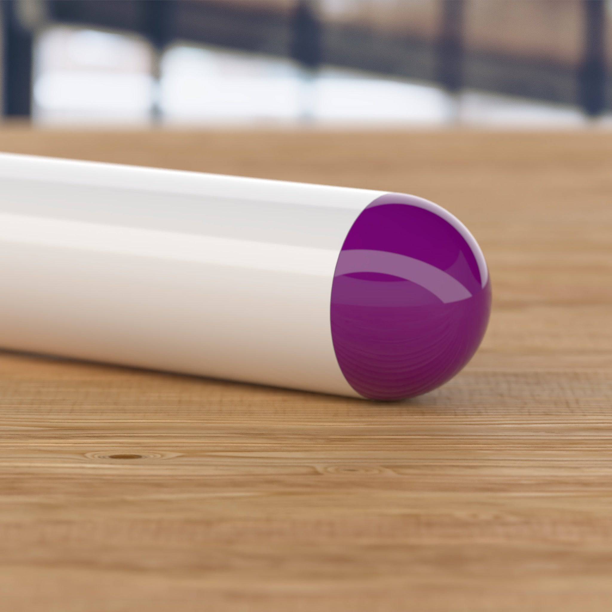1-1/4 in. Internal Ball PVC Cap, Furniture Grade - Purple Ball End Cap - FORMUFIT