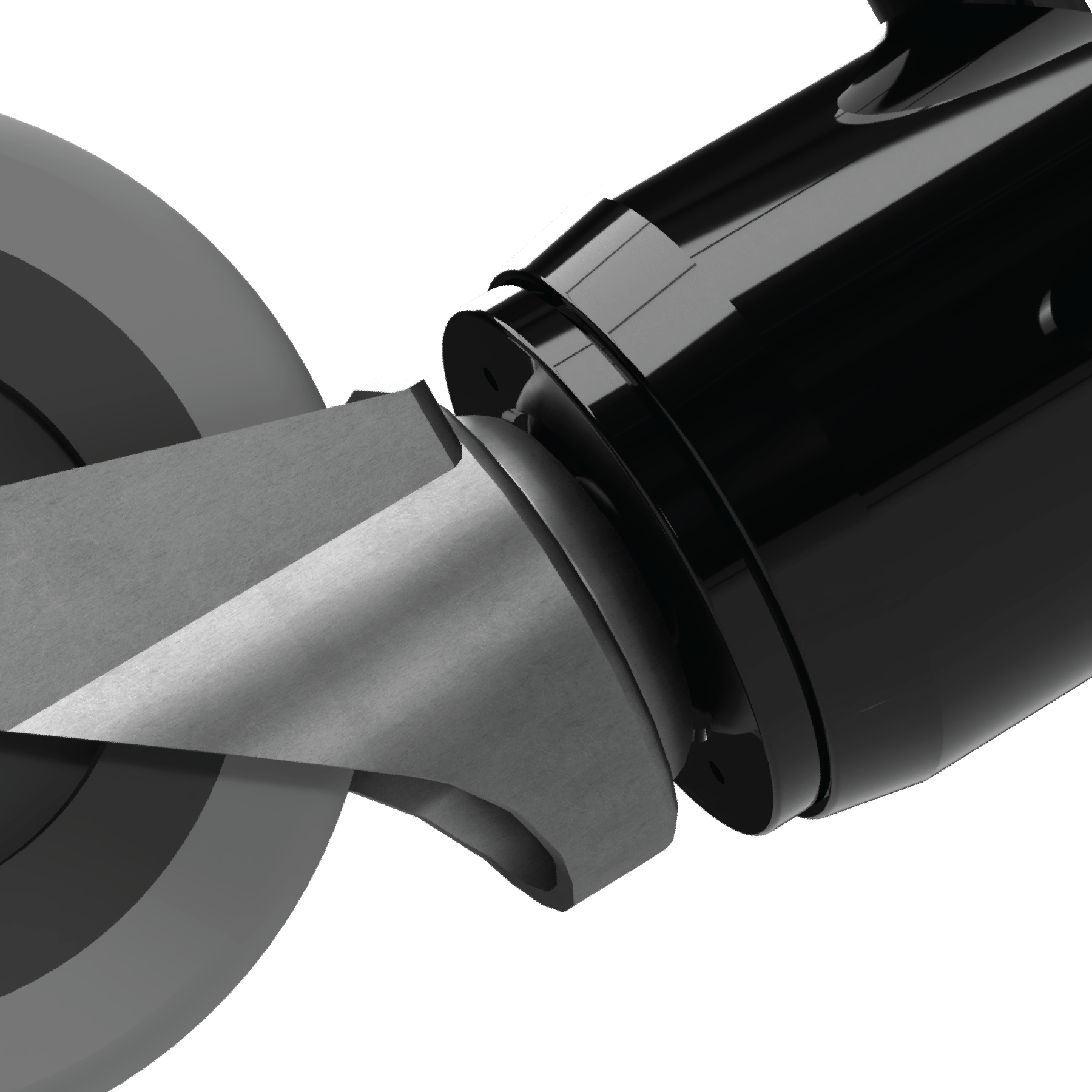1-1/4 in. PVC Caster Fitting Insert, Furniture Grade - Black Caster Adapter - FORMUFIT