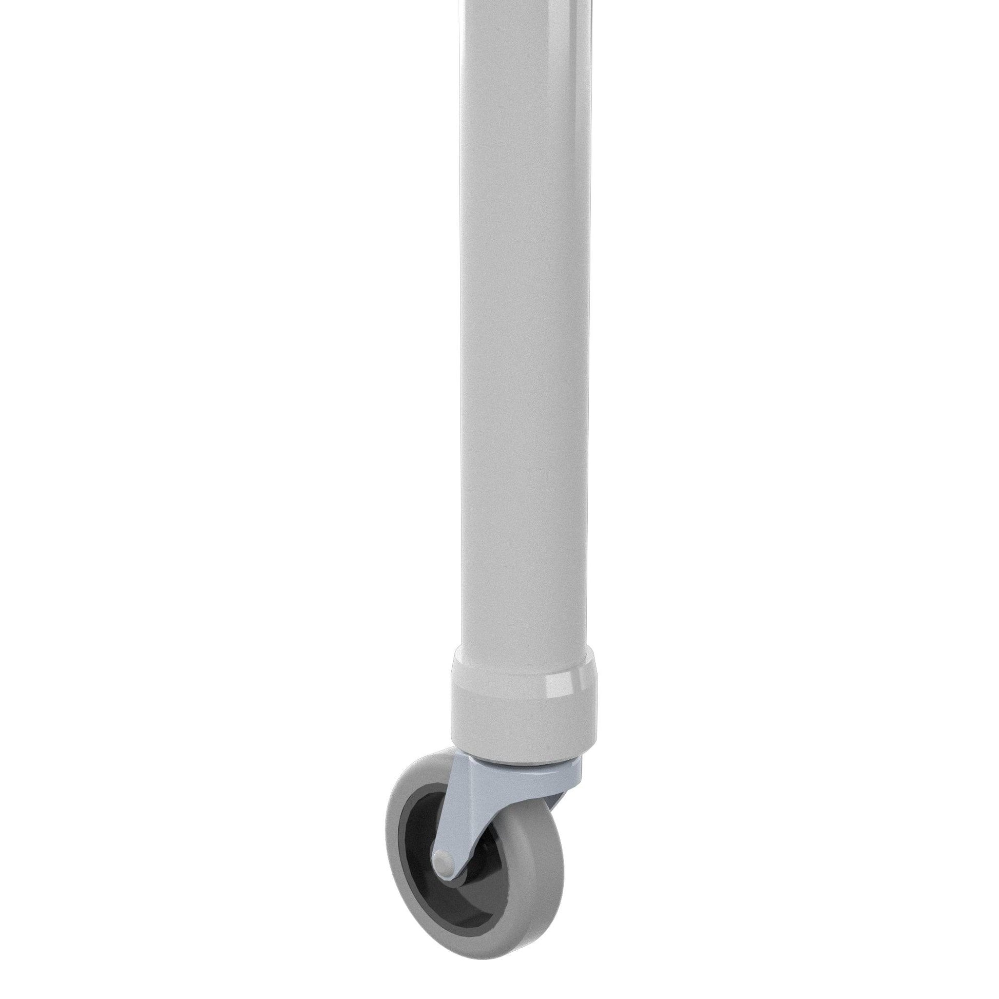 1-1/4 in. PVC Caster Pipe Cap, Furniture Grade- Gray Caster Adapter - FORMUFIT