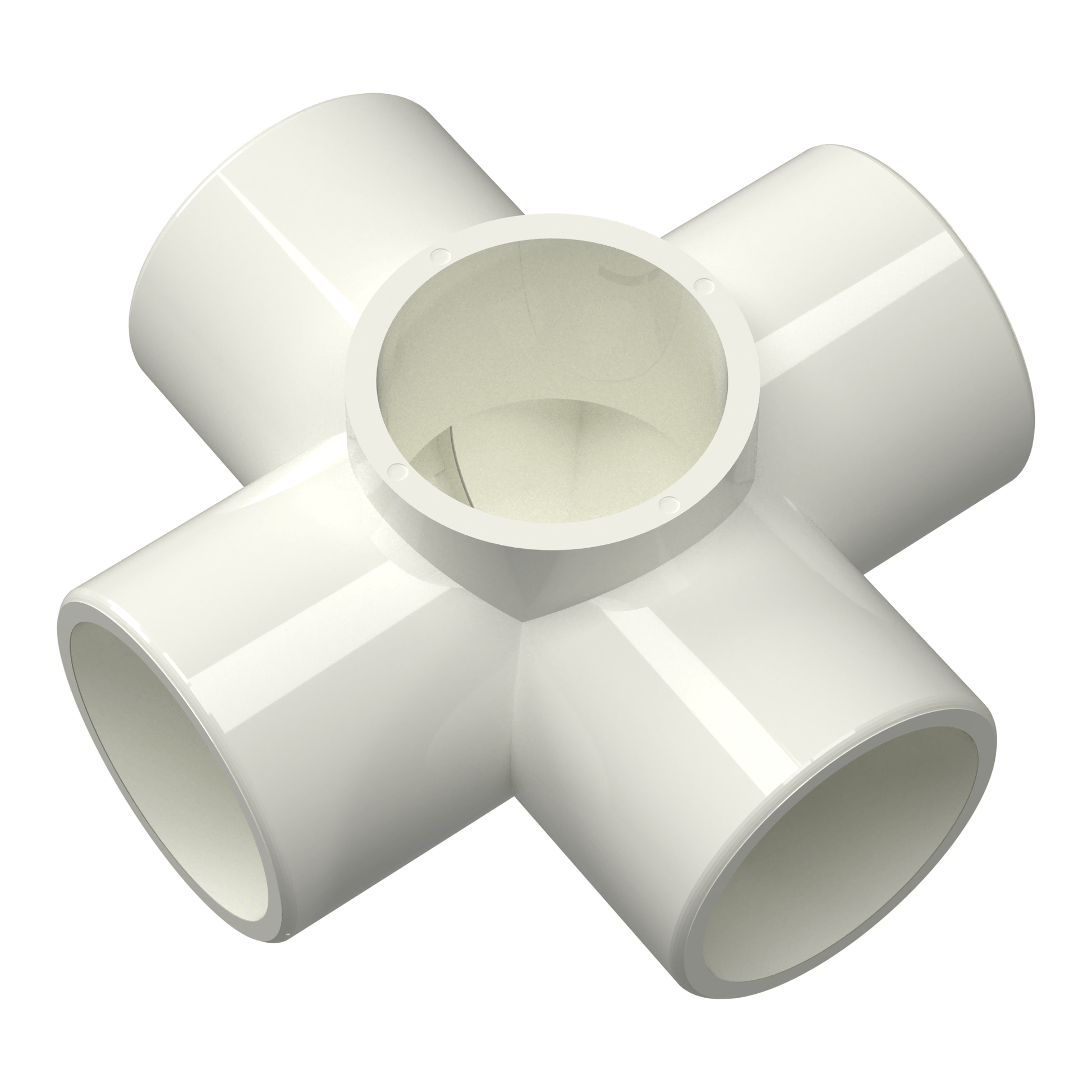 Closeout - 5-Way PVC Cross - FORMUFIT