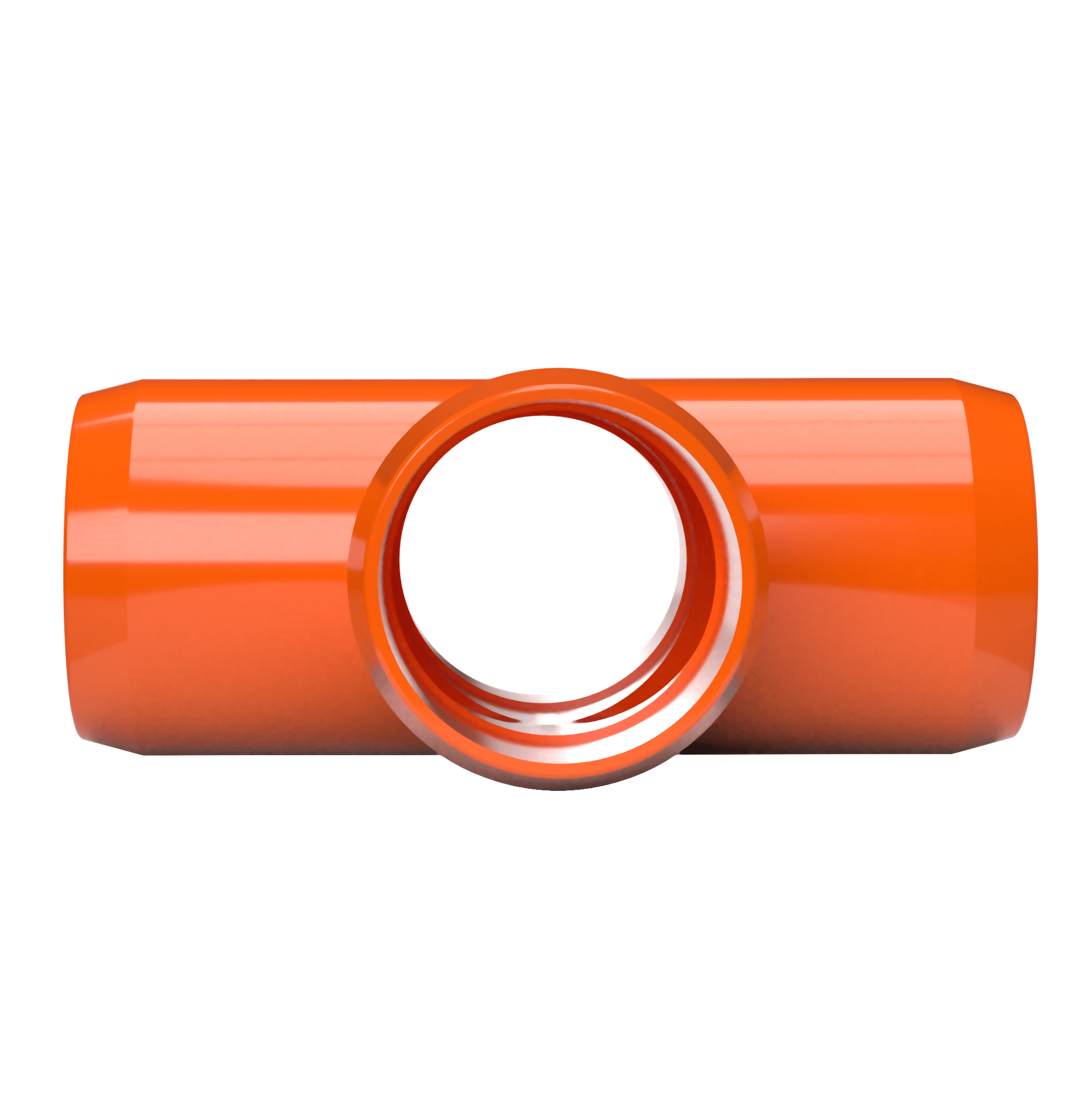 1 in. Cross PVC Fitting, Furniture Grade -Orange Cross - FORMUFIT