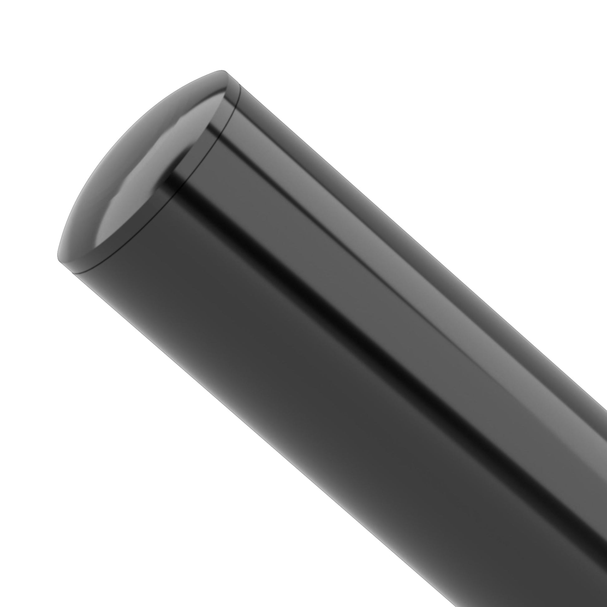 1-1/2 in. Internal Furniture Grade PVC Dome Cap - Black - FORMUFIT