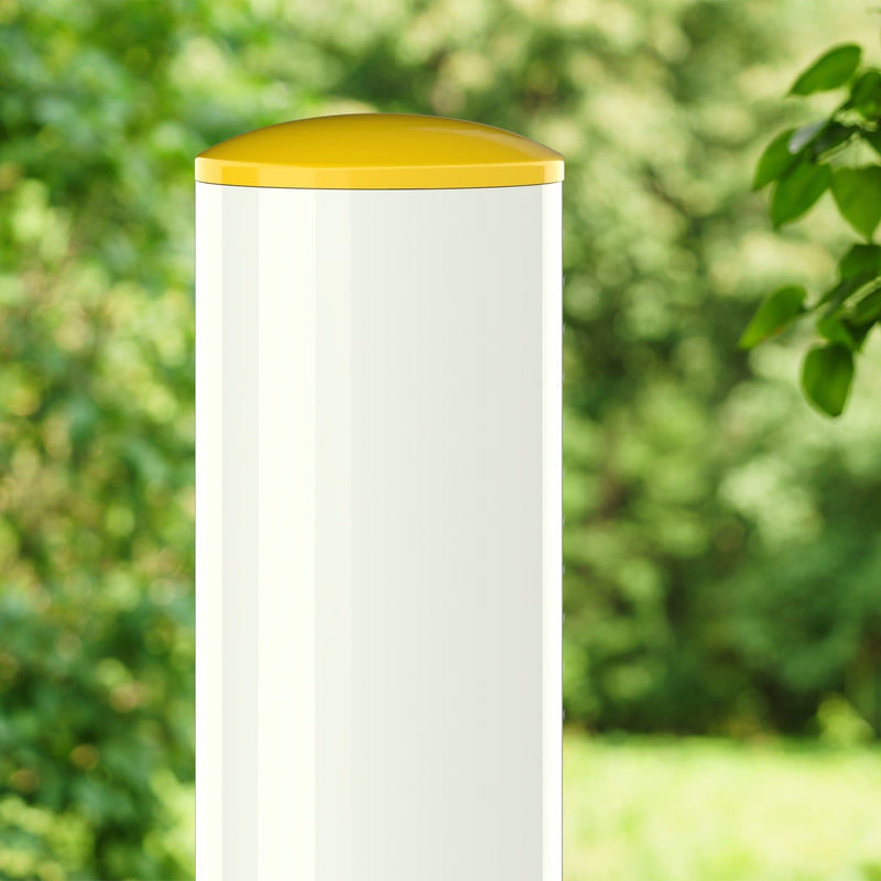 Load image into Gallery viewer, 1-1/4 in. Internal Furniture Grade PVC Dome Cap - Yellow - FORMUFIT
