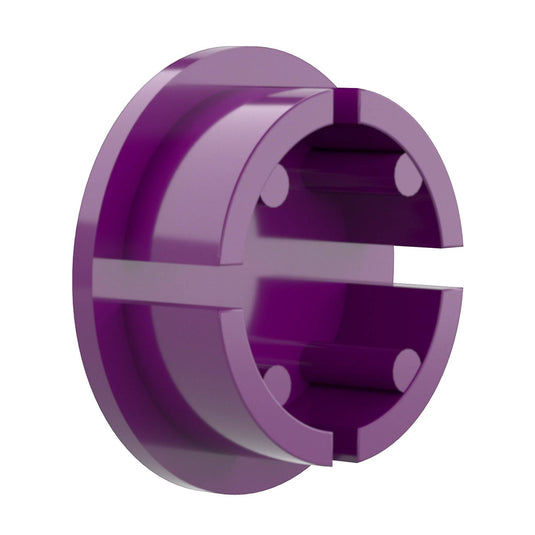 1/2 in. Internal Furniture Grade PVC Dome Cap - Purple - FORMUFIT