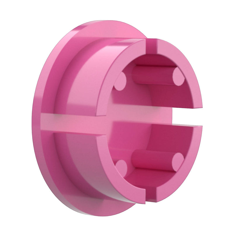 Load image into Gallery viewer, 2 in. Internal Furniture Grade PVC Dome Cap - Pink - FORMUFIT
