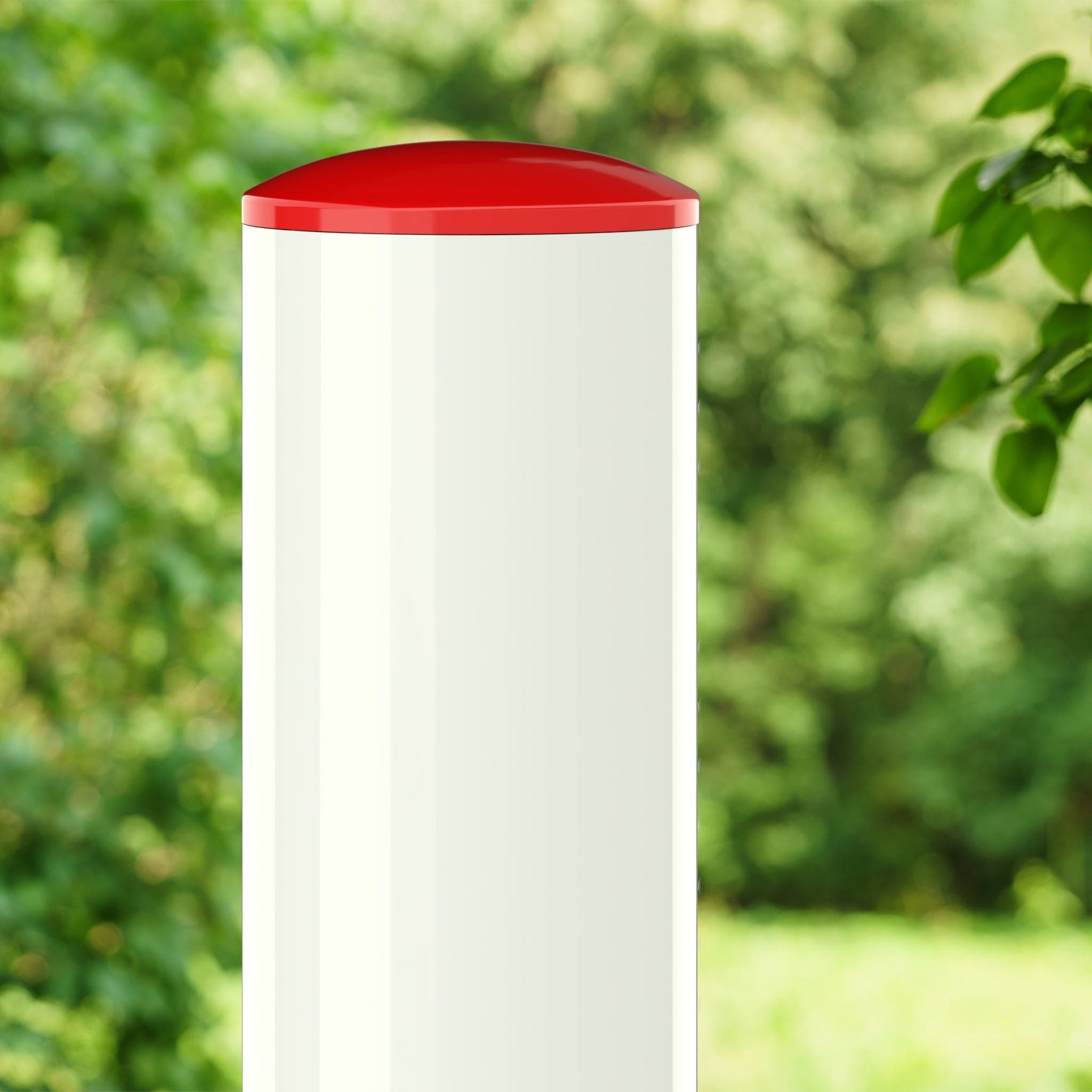 2 in. Internal PVC Dome Cap, Furniture Grade - Red Dome Cap - FORMUFIT