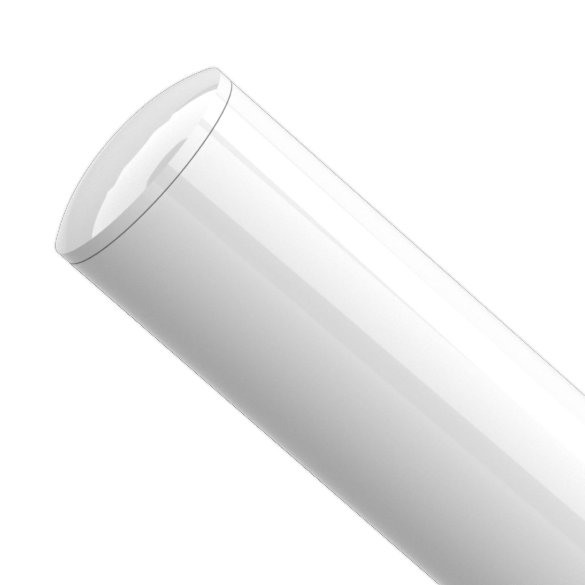 3/4 in. Internal PVC Dome Cap, Furniture Grade - White Dome Cap - FORMUFIT