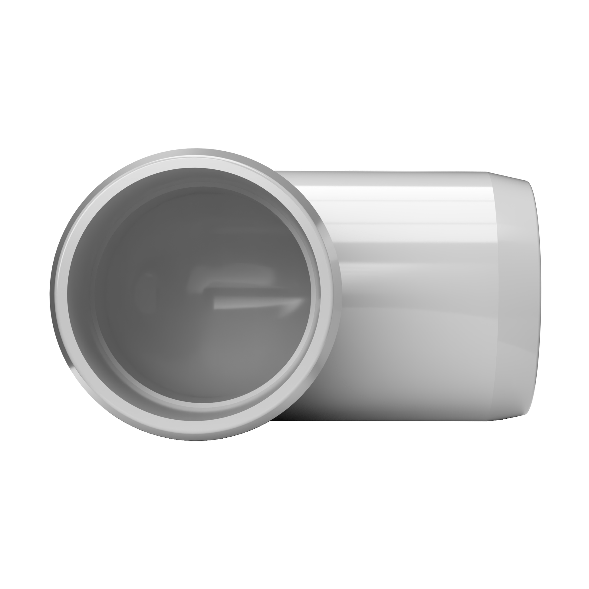 1-1/4 in. 90 Degree PVC Elbow Fitting, Furniture Grade - Gray Ell Fitting - FORMUFIT