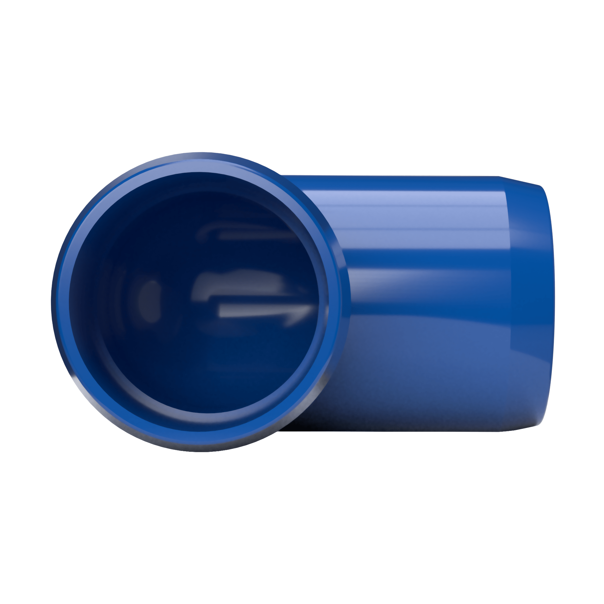 1/2 in. 90 Degree PVC Elbow Fitting, Furniture Grade - Blue Ell Fitting - FORMUFIT
