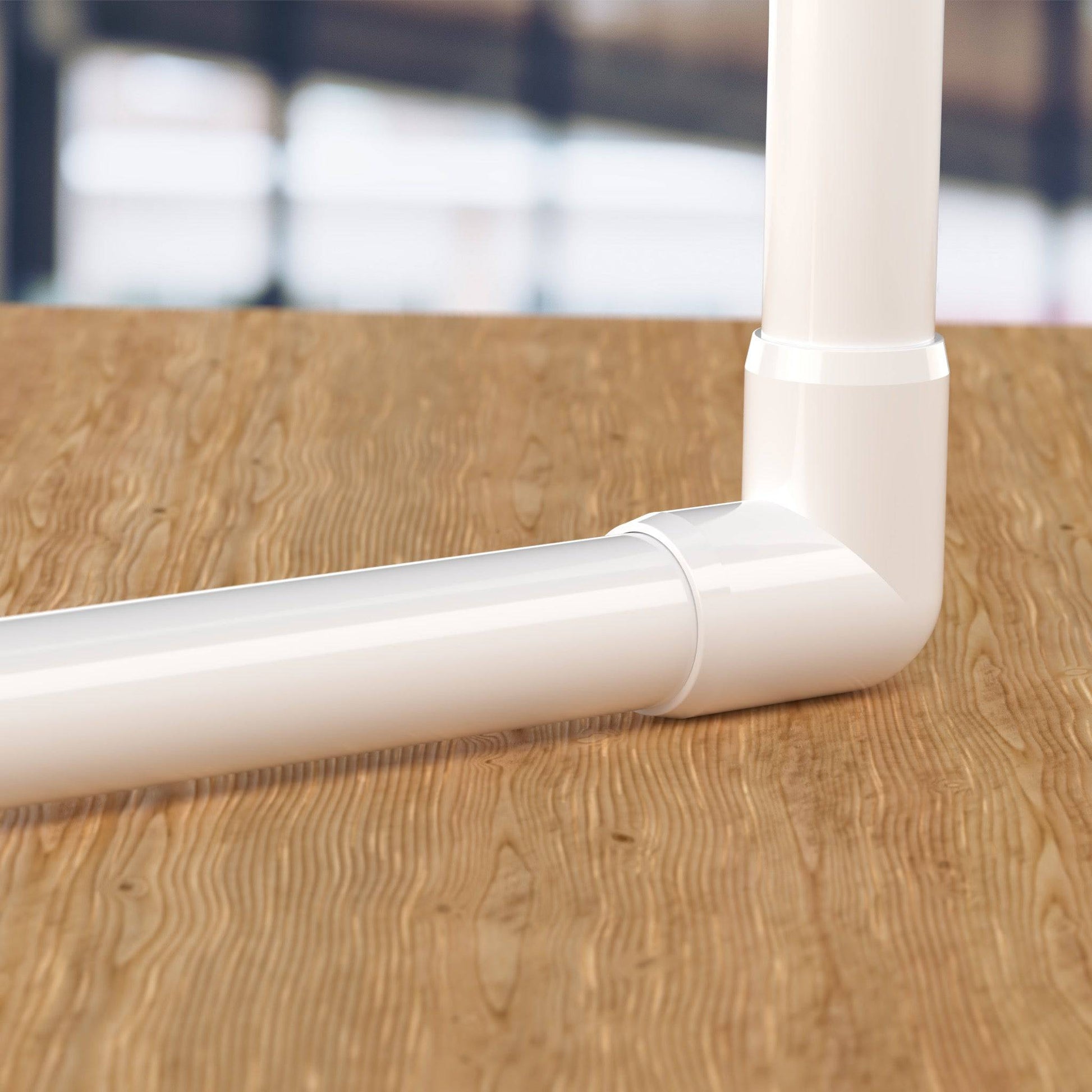 1 in. 90 Degree PVC Elbow Fitting, Furniture Grade - White Ell Fitting - FORMUFIT