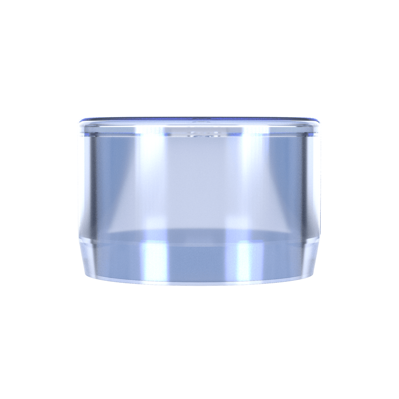 Load image into Gallery viewer, 1-1/2 in. External Flat Furniture Grade PVC End Cap - Clear - FORMUFIT