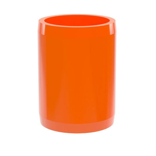 1/2 in. External Furniture Grade PVC Coupling - Orange - FORMUFIT