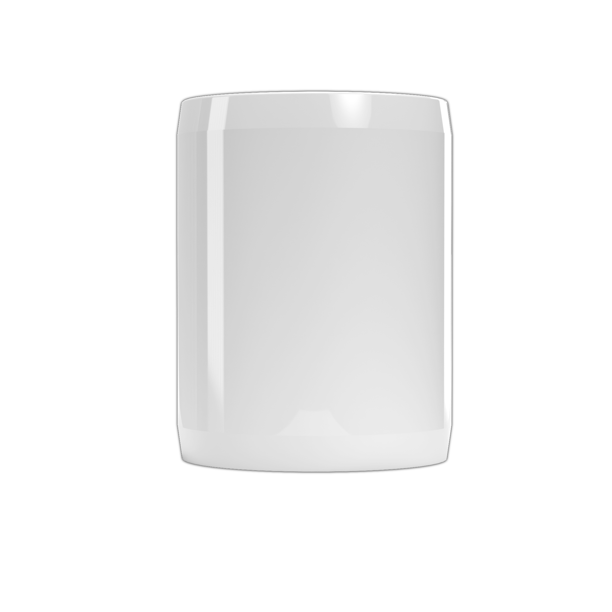 1 in. External PVC Coupler, Furniture Grade - White External Coupling - FORMUFIT