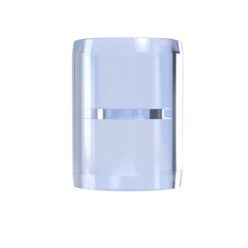 Load image into Gallery viewer, 2 in. External Furniture Grade PVC Coupling - Clear - FORMUFIT
