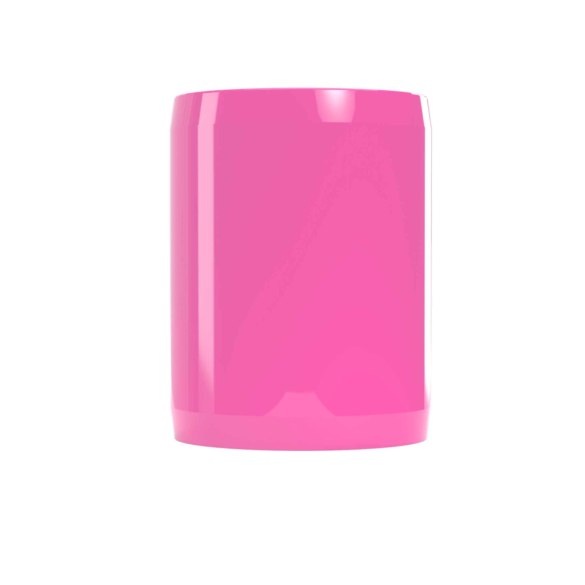 2 in. External PVC Coupler, Furniture Grade - Pink External Coupling - FORMUFIT