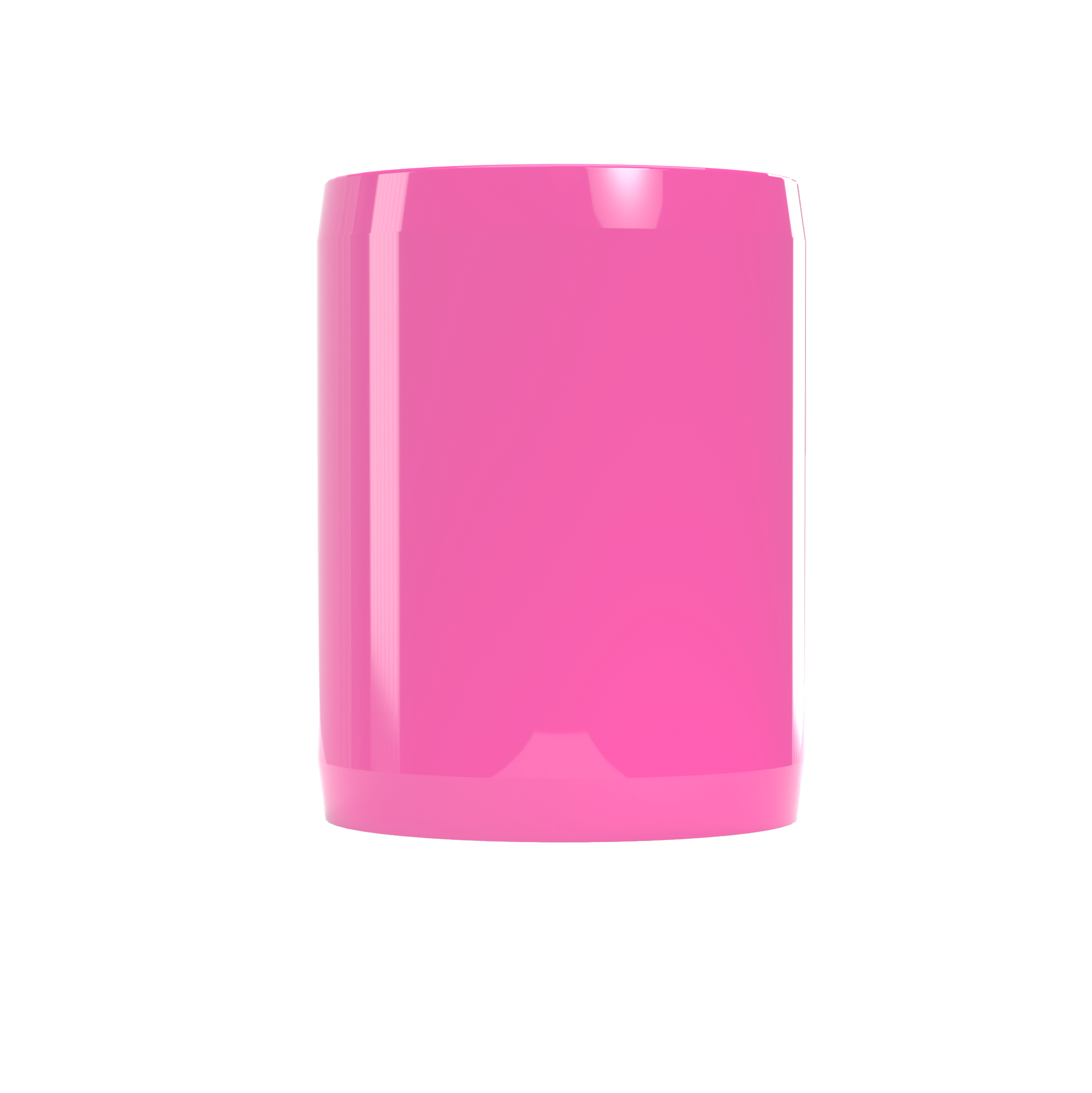 2 in. External PVC Coupler, Furniture Grade - Pink External Coupling - FORMUFIT