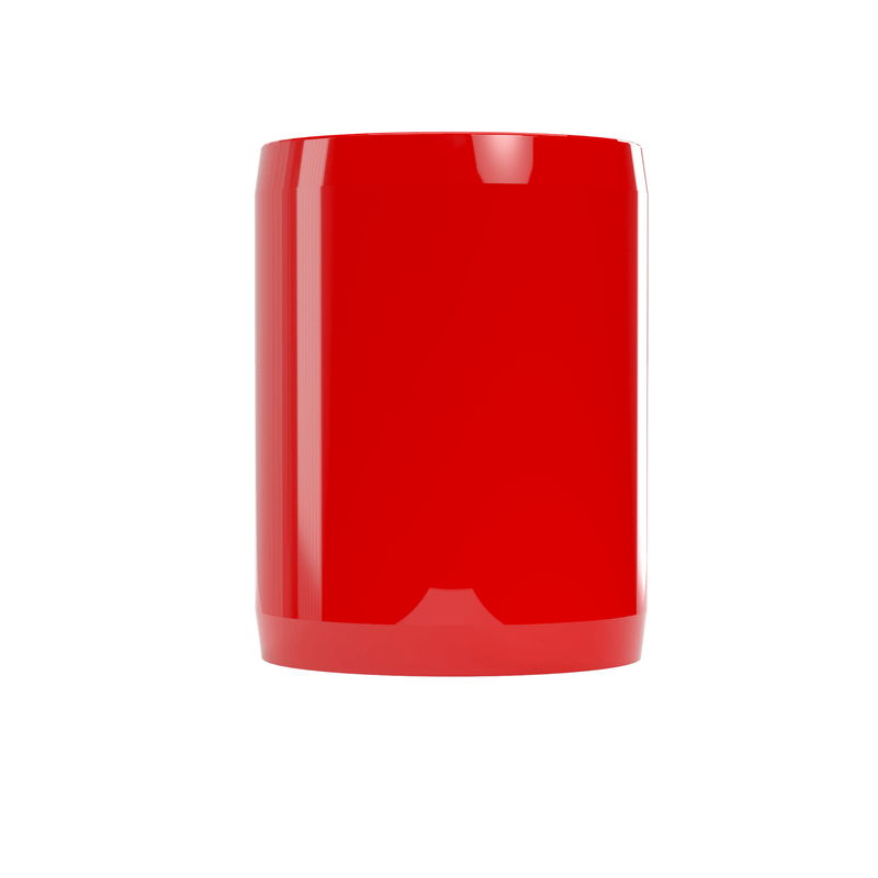 Load image into Gallery viewer, 2 in. External Furniture Grade PVC Coupling - Red - FORMUFIT
