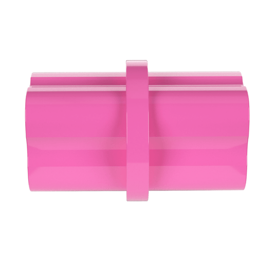 1-1/4 in. Internal Furniture Grade PVC Coupling - Pink - FORMUFIT
