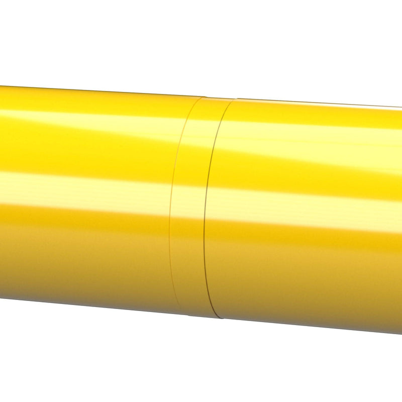 Load image into Gallery viewer, 1-1/4 in. Internal Furniture Grade PVC Coupling - Yellow - FORMUFIT
