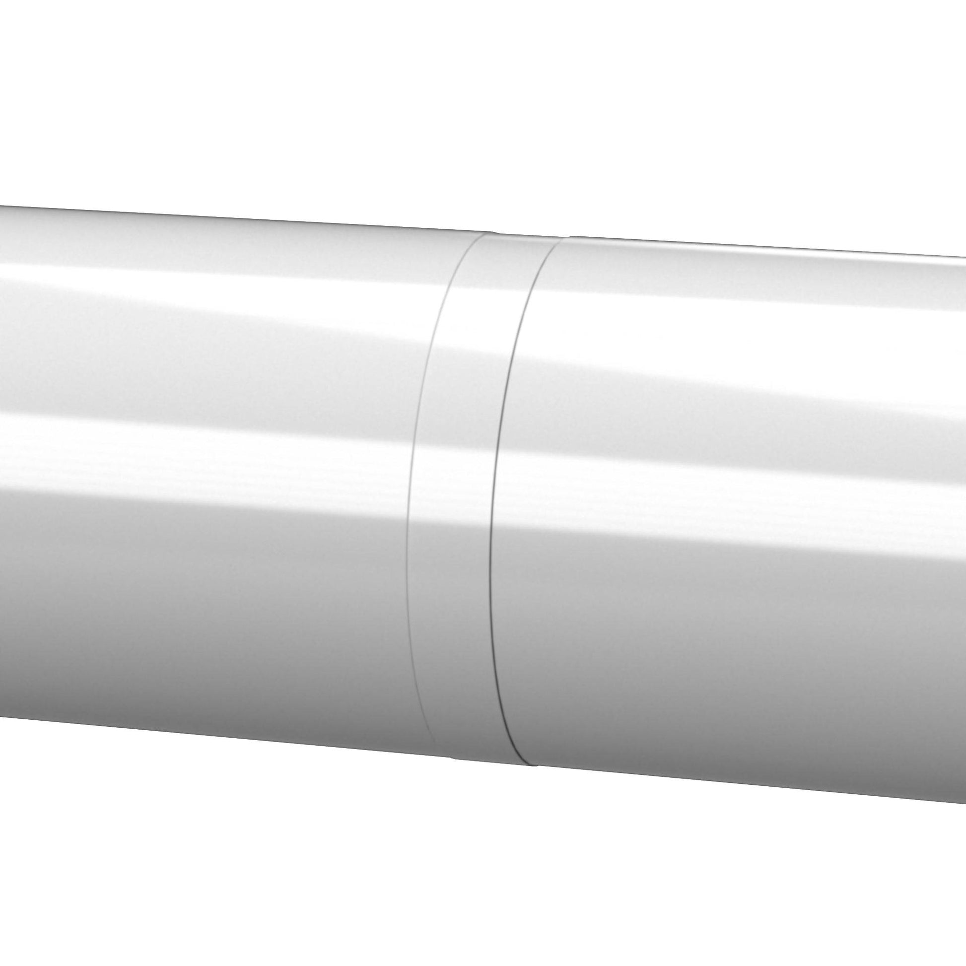 1/2 in. Internal PVC Coupler, Furniture Grade - Gray Internal Coupling - FORMUFIT