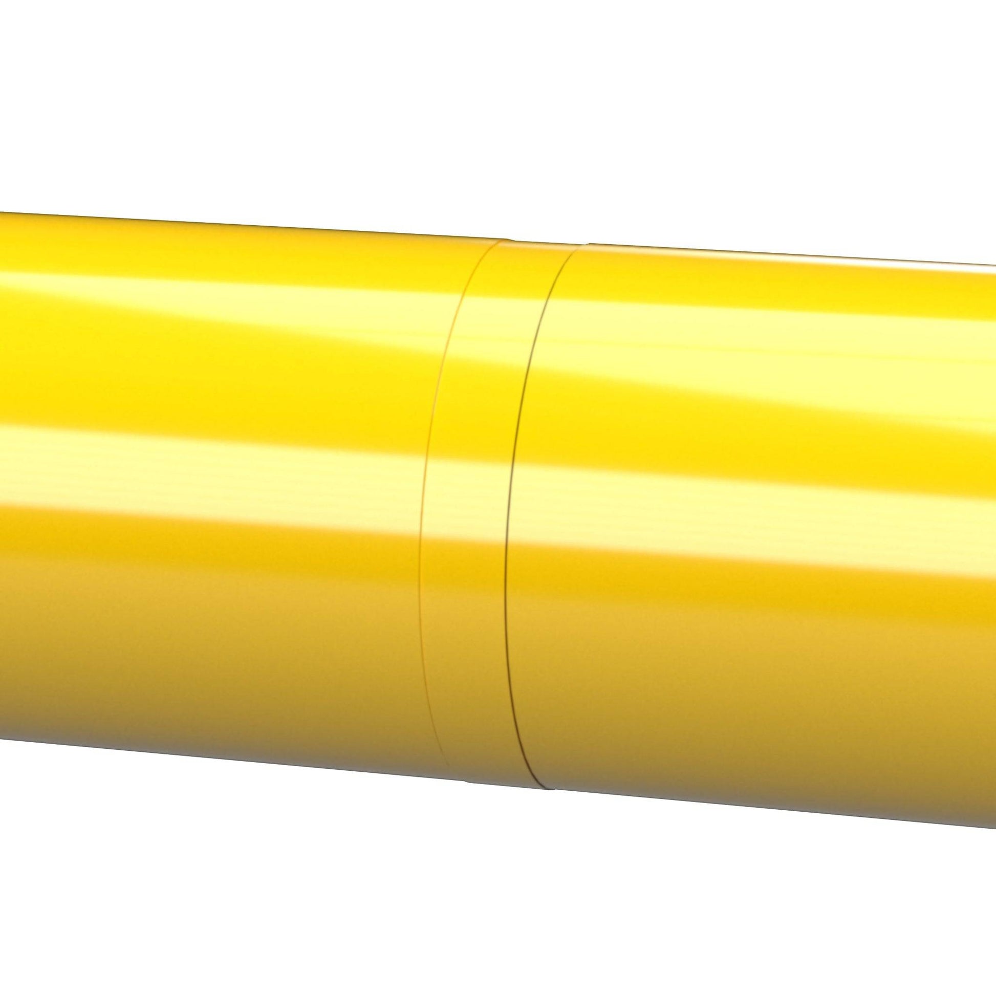 1/2 in. Internal PVC Coupler, Furniture Grade - Yellow Internal Coupling - FORMUFIT