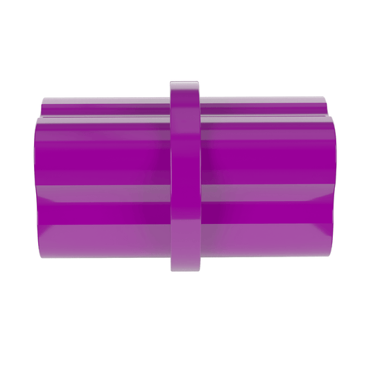 1 in. Internal Furniture Grade PVC Coupling - Purple - FORMUFIT