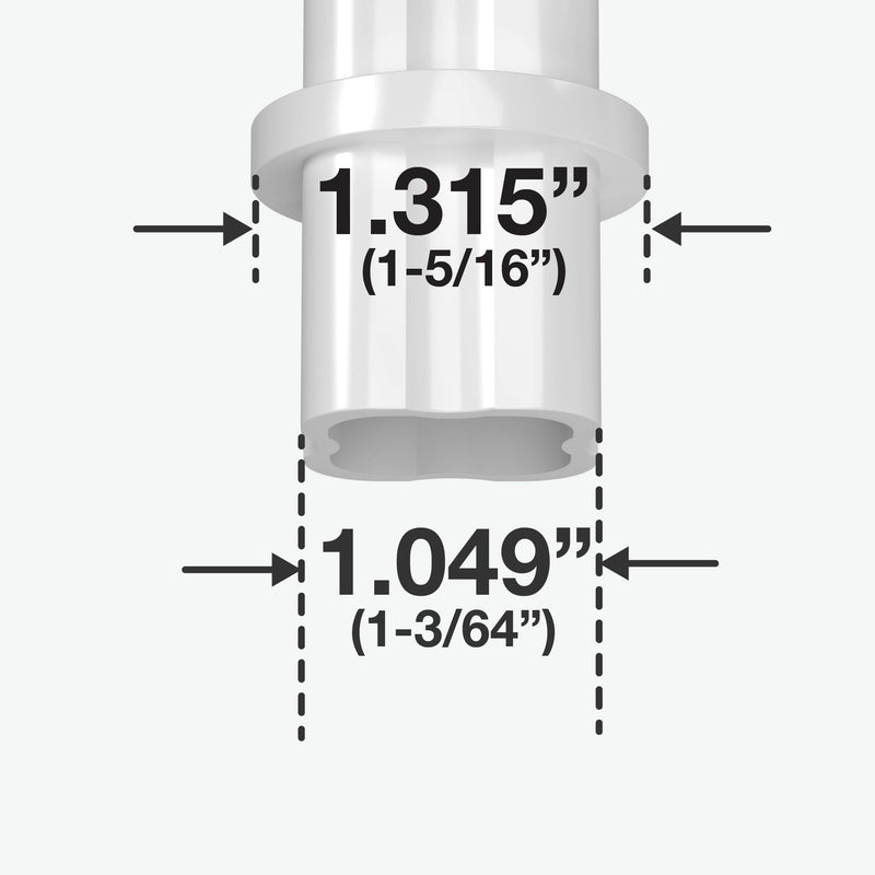 Load image into Gallery viewer, 1 in. Internal Furniture Grade PVC Coupling - White - FORMUFIT
