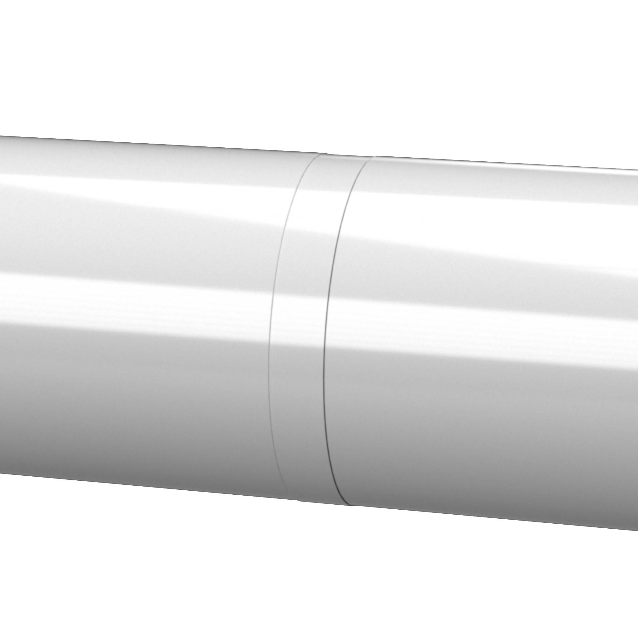 3/4 in. Internal PVC Coupler, Furniture Grade - Gray Internal Coupling - FORMUFIT