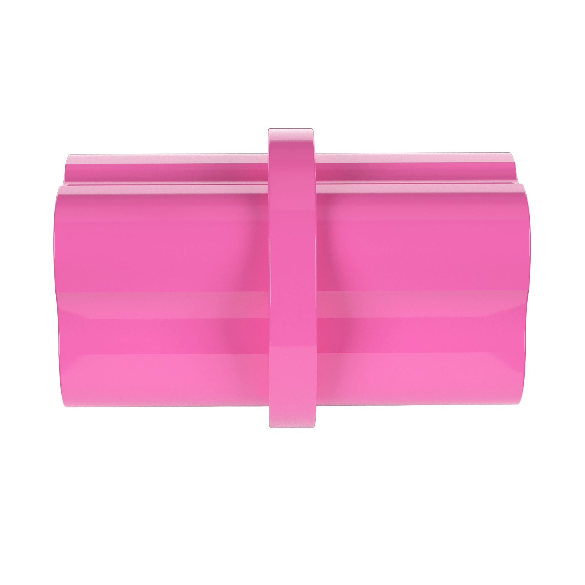 3/4 in. Internal PVC Coupler, Furniture Grade - Pink Internal Coupling - FORMUFIT