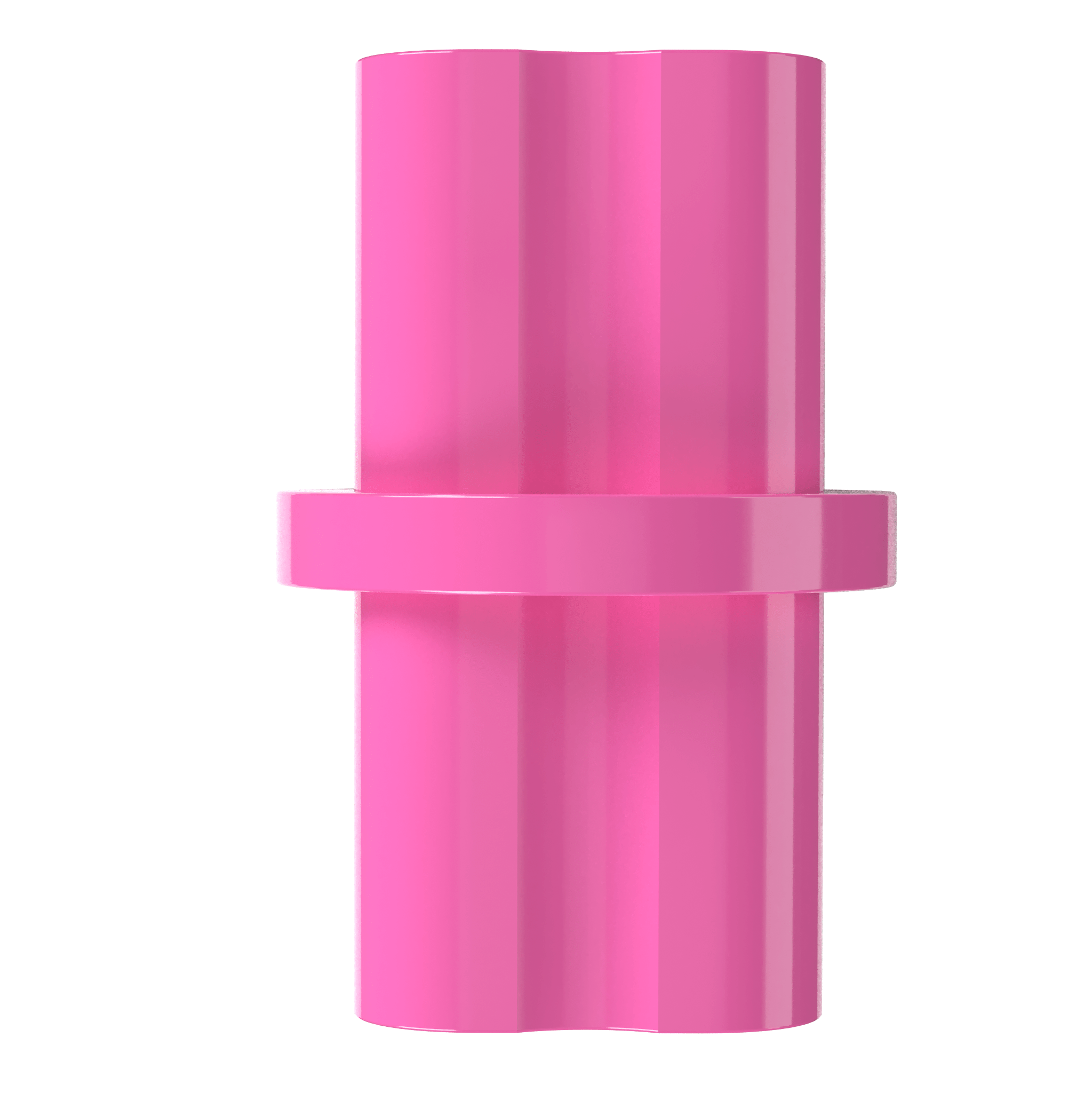 3/4 in. Internal PVC Coupler, Furniture Grade - Pink Internal Coupling - FORMUFIT