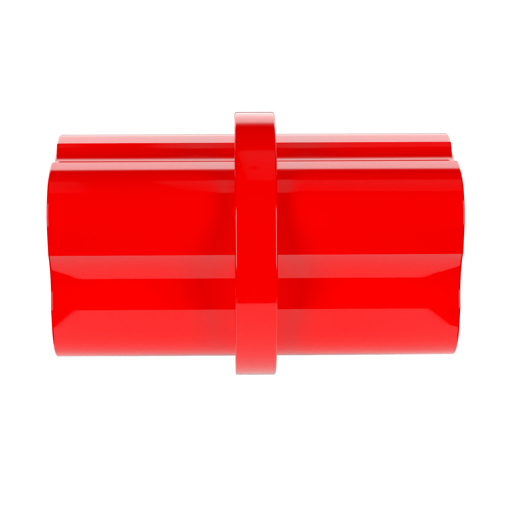 3/4 in. Internal PVC Coupler, Furniture Grade - Red Internal Coupling - FORMUFIT