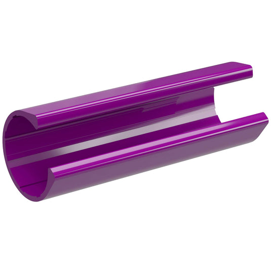 1-1/4 in. x 4 in. PipeClamp PVC Material Snap Clamp - Purple - FORMUFIT